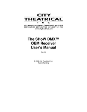 City Theatrical SHoW DMX OEM Transmitter-CE User Manual