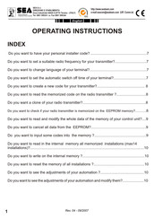 SEA PalmCopy Operating Instructions Manual