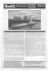 REVELL Minenleger VII D Assembly Manual