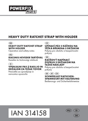 Powerfix Profi 314158 Operation And Safety Notes