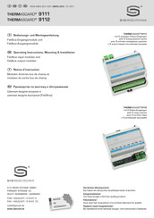 S+S Regeltechnik THERMASGARD 9112 Operating Instructions, Mounting & Installation