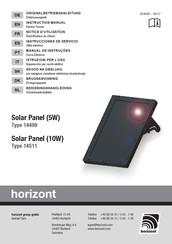 Horizont 14511 Instruction Manual