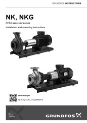 Grundfos NKG Series Installation And Operating Instructions Manual