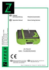 Zipper Mowers ZI-FS115 Operation Manual