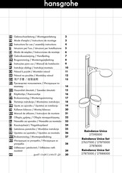 Hans Grohe Raindance Unica Set Instructions For Use/Assembly Instructions