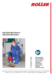 Roller Mini-Ortem A Instruction Manual
