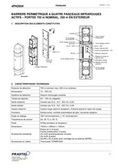 PRASTEL 4PH200A Quick Start Manual