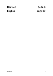 Medion MD 29012 Instruction Manual