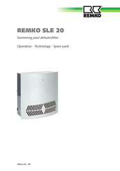 REMKO SLE 20 Operation,Technology,Spare Parts