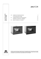 Jøtul C 24 Installation And Operating Instructions Manual