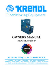 Krendl 5200-P Owner's Manual