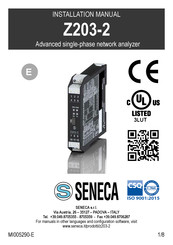 Seneca Z203-2 Installation Manual