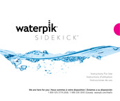 Waterpik Sidekick Instructions For Use Manual