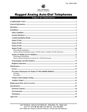 Hubbell GAI-Tronics 227-001 General Information Manual