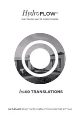 Hydroflow hs40 Instructions Manual