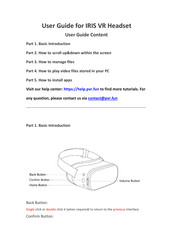 PVR IRIS User Manual