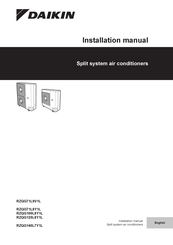 Daikin RZQG125L8Y1L Installation Manual