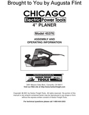 CHICAGO 45376 Assembly And Operating Information