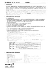 PRASTEL FSLIMPRO15 Quick Start Manual