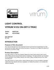Vitrum Light Control WallZ-503 User Manual