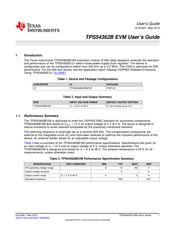 Texas Instruments TPS54362B EVM User Manual