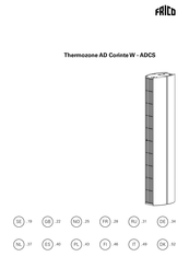 Frico Thermozone AD Corinte W ADCS17WL Manual