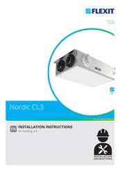 Flexit Nordic CL3 Installation Instructions Manual