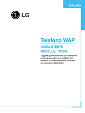 LG W7000 User Manual