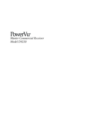 PowerVu D9230 Entire Manual