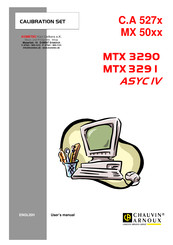 Chauvin Arnoux MTX 3291 User Manual
