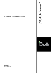 Bull ESCALA Power7 Series Common Service Procedures