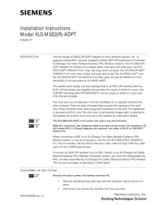 Siemens XLS-MSE2(R)-ADPT Installation Instructions Manual