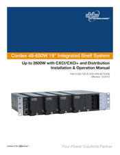 Alpha Technologies Cordex 48-650W Installation & Operation Manual