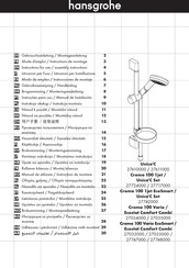 Hans Grohe Raindance Select 150 Combi Series Instructions For Use/Assembly Instructions
