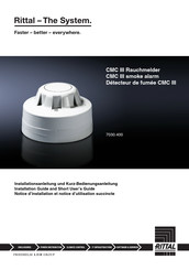 Rittal 7030.400 Installation Manual And Short User's Manual
