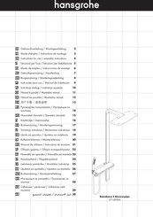 Hans Grohe Raindance E Showerpipe Instructions For Use/Assembly Instructions