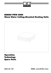 REMKO PWW 5102 Operation,Technology,Spare Parts