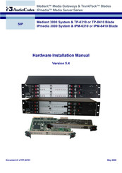 AudioCodes IPM-8410 Hardware Installation Manual