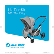 MaxiCosi Lila Duo Instructions For Use Manual