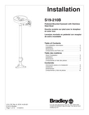 Bradley S19-210B Installation Manual