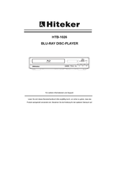 Hiteker HTB-1026 Manual