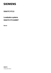 Siemens SIMATIC RTLS4060T Manual