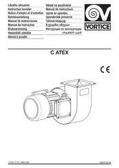 Vortice C 30/2 T ATEX Instruction Booklet
