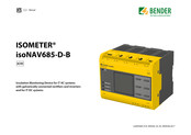 Bender ISOMETER isoNAV685-D-B Manual