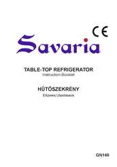 Savaria GN140 Instruction Booklet