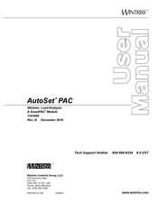 Wintriss AutoSetPAC 24 VDC User Manual