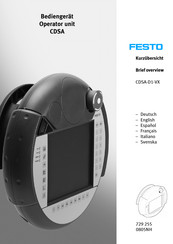 Festo CDSA Series Brief Overview