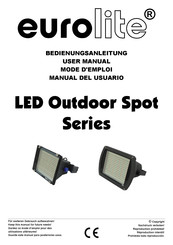 EuroLite LED Outdoor Spot Series User Manual