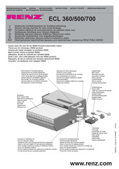 Renz ECL 500 Manual