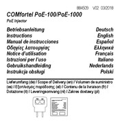 comfortel PoE-100 Instructions Manual